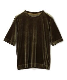 UNFILO L ストレッチ ベロアＴシャツ