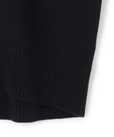 ICB L ソフトカシミヤミックス インターシャ ハイネックニット