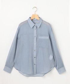 組曲 エアリーボイルシアー シャツ