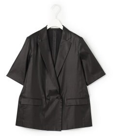 ICB 【接触冷感・洗える】エステルラミーチンツ ハーフスリーブジャケット