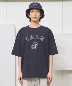 J.PRESS YORK STREET 【UNISEX】YALEブルドックプリント Tシャツ