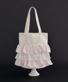 Maison de FLEUR フロントフリルトートバッグ