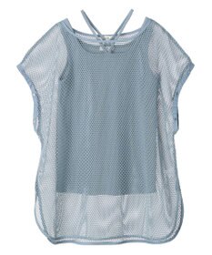 earth music&ecology ＳＥＴ２点メッシュプルオーバー＋タンクトップ