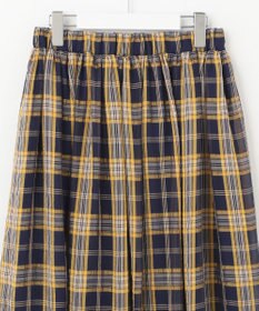 自由区 【WEB限定】シアーチェック ギャザースカート