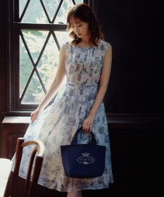 TOCCA BOW BRIDGE CANVAS TOTE トートバッグ【星風まどかさん着用】