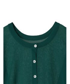 AMERICAN HOLIC バイカラーシアーニットカーディガン