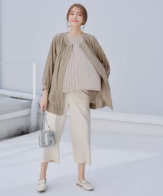 Tiaclasse L 【新色追加・洗える】センタープレスワイドパンツ