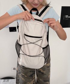 WEGO 【ユニセックス着用ITEM】コードデザインバックパック