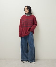 Green Parks ブークレロゴニットチュニック