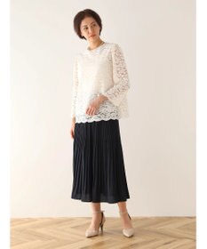 Green Parks ｅｆ－ｄｅ　レースクルーネックブラウス