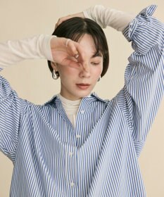 #Newans 【洗濯機可】ロールアップカフスシャツ