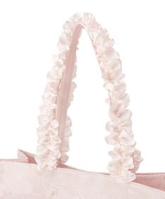 Maison de FLEUR レースリボンフリルハンドルスクエアトートMバッグ