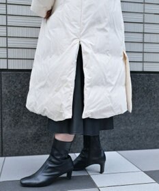 KWD 【日本製/高品質ダウン】DOWN COAT グリーンダウン ロングダウンコート