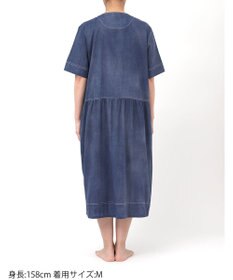 tsumori chisato SLEEP ツモリチサト ワンピース 5分袖 半袖 綿100%(本体) 楊柳素材 ロング丈(ふくらはぎ付近) レディース UNT149 /ワコール