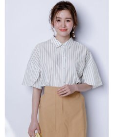 ANY SIS 【洗える】ペタルスリーブ シャツ