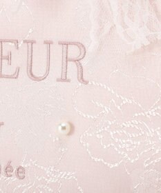 Maison de FLEUR レースリボンフリルハンドルスクエアトートMバッグ