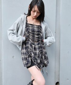 WEGO ドロストデザインキャミワンピース