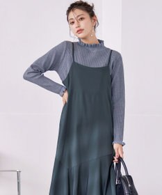 Tiaclasse 【洗える】アシンメトリーキャミワンピース