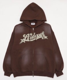 WEGO 【ユニセックス着用ITEM/MLサイズ展開】グラフィックZIPパーカー