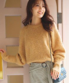 Feroux 【洗える】ブークレー ラグランニット