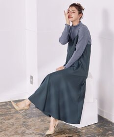 Tiaclasse 【洗える】アシンメトリーキャミワンピース