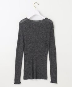 ANY SIS 【洗える】ラメシアーリブ ニット