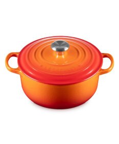 YAMATO テーブル＆キッチン 【ル・クルーゼ】シグニチャー ココット・ロンド 20cm  オレンジ