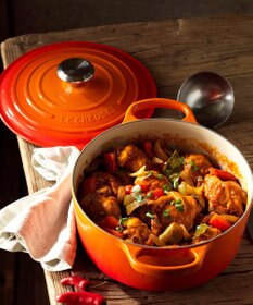 YAMATO テーブル＆キッチン 【ル・クルーゼ】シグニチャー ココット・ロンド 20cm  オレンジ