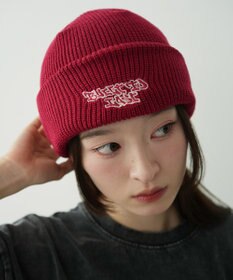 WEGO 【ユニセックス着用ITEM】ロゴショートビーニー