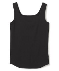 UNFILO 【新色登場】スクエアテレコタンクトップ ブラック