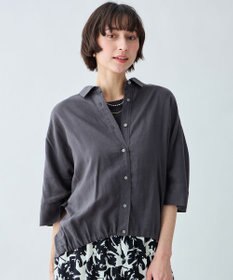 ANY ヨーロピアンリネンハーフスリーブシャツ