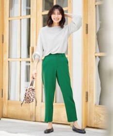 ANY 【洗える】カシミヤブレンドガーターニット