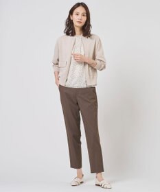 J.PRESS LADIES L LINEN COTTON BLEND ニット ブルゾン