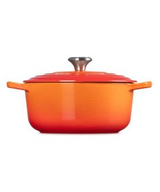 YAMATO テーブル＆キッチン 【ル・クルーゼ】シグニチャー ココット・ロンド 20cm  オレンジ