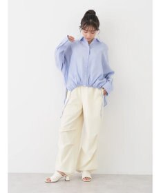 earth music&ecology ドロスト羽織シャツ