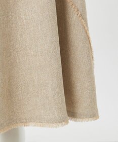 23区 【GOLD LABEL】リネンツイル フリンジ フレアスカート