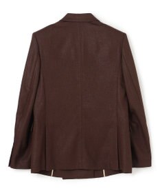 BEIGE， CAROLE / リネンライク ダブルジャケット