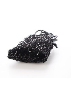 UNBILLION カシュカシュ cachecache / スパンコール巾着ミニショルダーバッグ