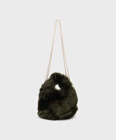 GRACE CONTINENTAL a point etcフェイクファーミニバッグ