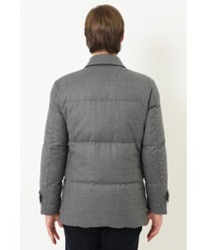 DAKS ウールフラノミドル丈ジャケット