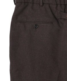 J.PRESS MEN 【J.PRESS ORIGINALS】【UNISEX】Polyester Sharkskin Piped Stem Nontuck Slacks