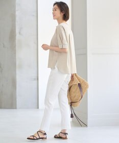 自由区 【WEB限定・洗える・XSサイズあり】トリコットジャージー カットソー