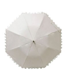 MOONBAT 【一級遮光/晴雨兼用】LANVIN en Bleu (ランバン オン ブルー)  折りたたみ日傘 シャイニーフリル 遮光 遮熱 UV