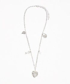 WEGO Lストーンハートジャラモチーフネックレス