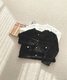 Feroux 【洗える】ミックスヤーンニット ジャケット