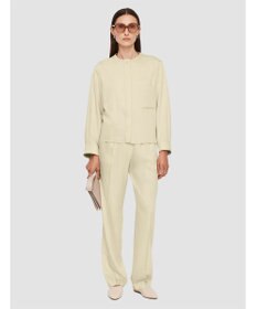 JOSEPH ソフトビスコーステーラリング　ノーカラーシャツ