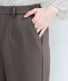 Tiaclasse L 【新色追加・洗える】センタープレスワイドパンツ