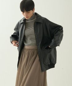 AMERICAN HOLIC フェイクレザーブルゾン