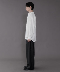 WEGO アムンゼンワンポイントBIGシャツ（LS）