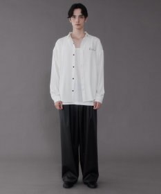 WEGO アムンゼンワンポイントBIGシャツ（LS）